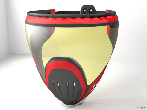 Paintball Facemask - Type 3 3Dモデル