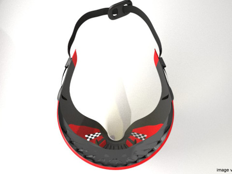 Paintball Facemask - Type 3 Model 3D