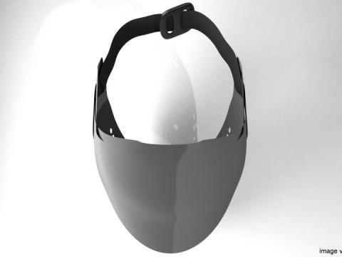 Paintball Facemask - Type 4 3D Модель