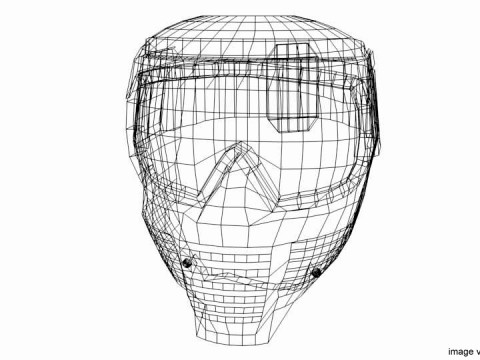 Paintball Facemask - Type 4 3D Модель