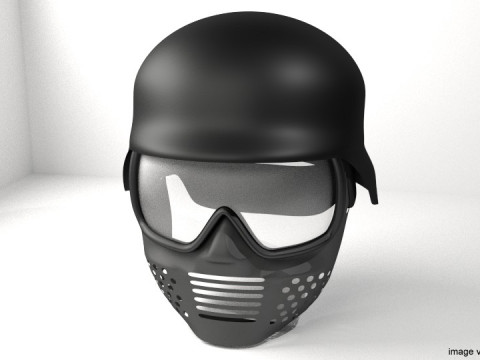 Paintball Facemask - Type 5 Modèle 3D