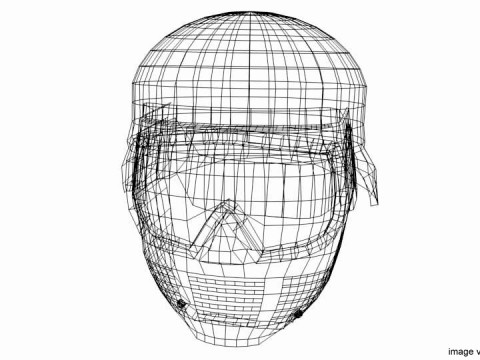 Paintball Facemask - Type 5 3D Model
