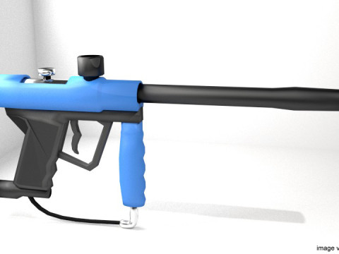Paintball Marker - Speedball Type 1 3Dモデル