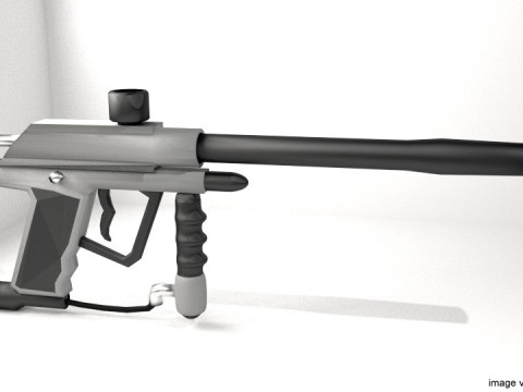 Paintball Marker - Speedball Type 2 3D-Modell