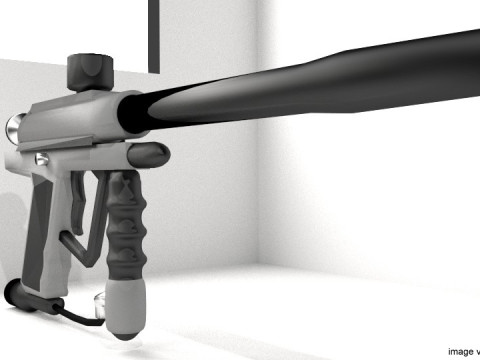 Paintball Marker - Speedball Type 2 3Dモデル