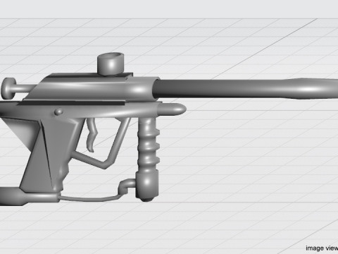 Paintball Marker - Speedball Type 2 3Dモデル