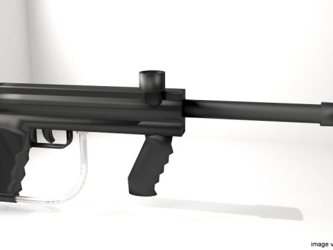 Paintball Marker - Woodsball Type 1 Model 3D