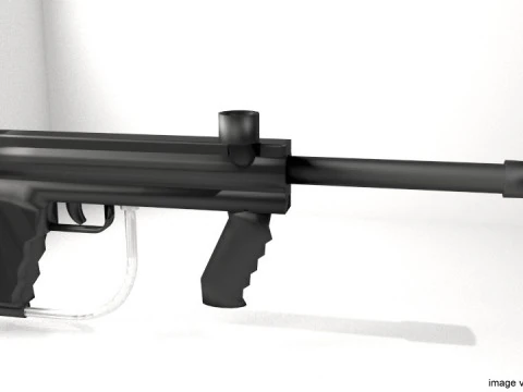 Paintball Kalemi - Woodsball Tip 1 3D Model