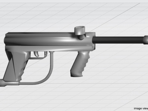 Paintball Marker - Woodsball Type 1 Modelo 3D