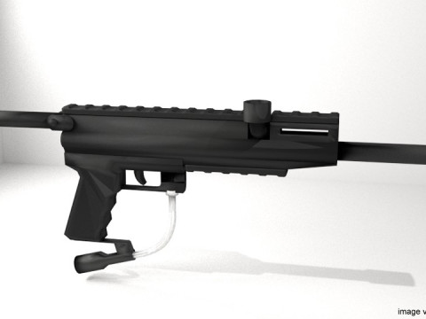 Paintball Marker - Woodsball Type 2 Modèle 3D
