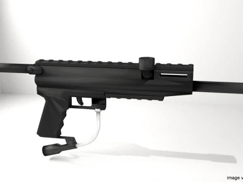 Paintball Kalemi - Woodsball Tip 2 3D Model