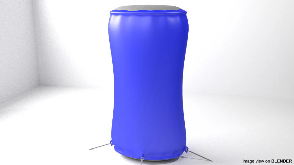 Paintball Bunker - Big Box 3D Model .c4d .max .obj .3ds .fbx .stl .blend 
