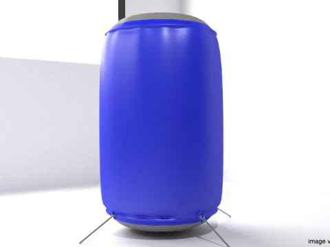 Paintball Bunker - Big Can 3D Model