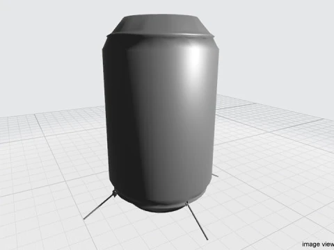 Paintball Bunker - Big Can 3D Model