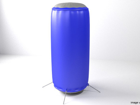 Paintball Bunker - Giant Can 3D 模型
