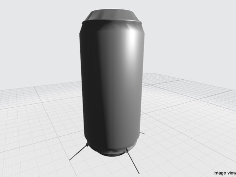 Paintball Bunker - Giant Can Modelo 3D