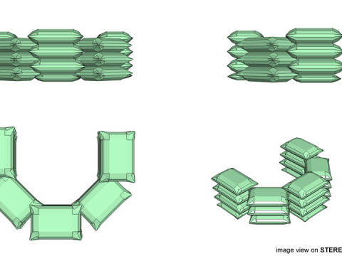 Sandbag Bunker - Circle Hesco 3D Model