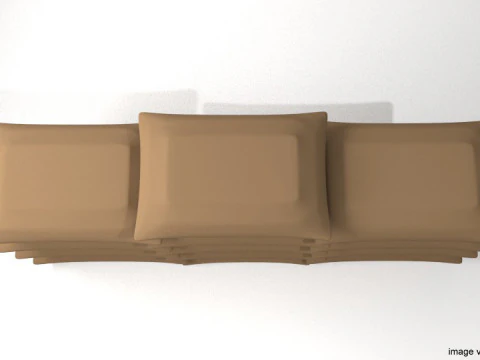 Sandbag Bunker - Single Barrier 3D Model