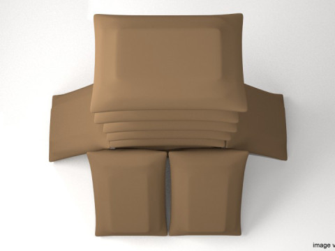 Sandbag Bunker - Towering Hesco Modèle 3D