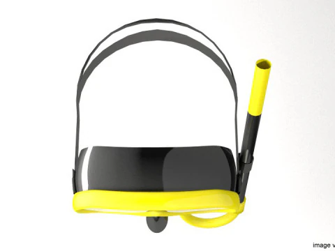 Scuba Diver Mask Type 1 3D Model