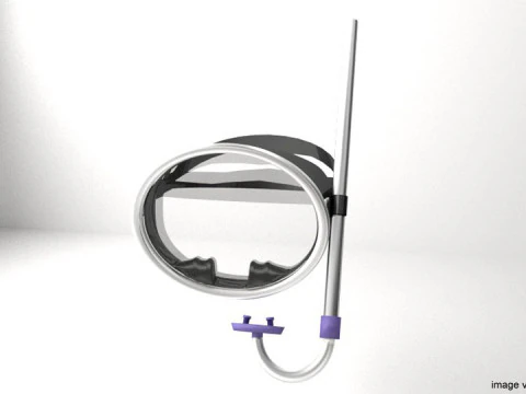 스쿠버 다이버 마스크 타입 2 3D 모델