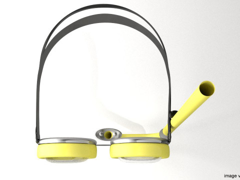 Scuba Diver Mask Type 4 Model 3D