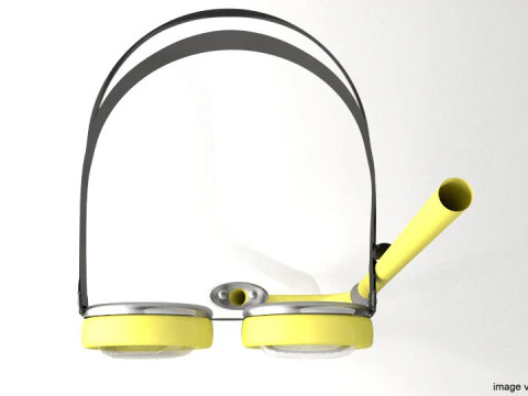 Scuba Diver Mask Type 4 3D Model