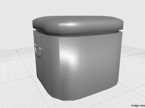 Refrigerator - Type 1 3D Modell