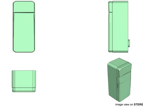 Refrigerator - Type 2 3D Model