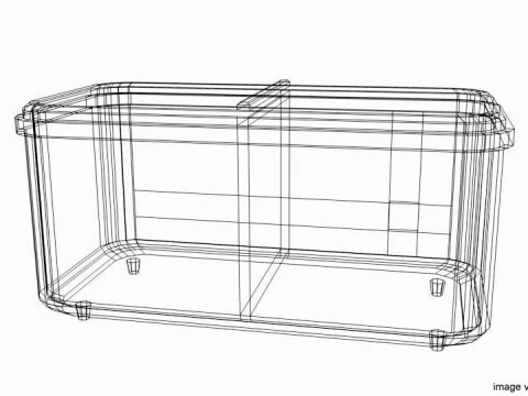 Холодильник - Тип 3 3D Модель