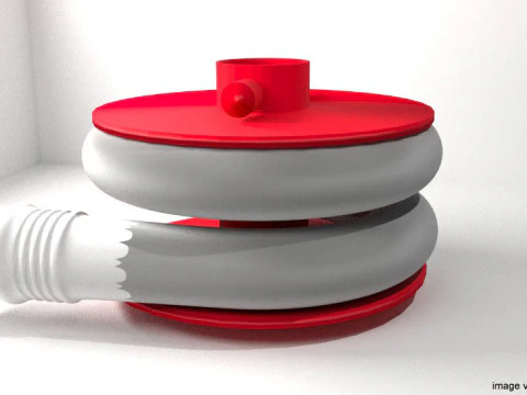 Feuerwehrschlauch – Typ 1 3D Modell