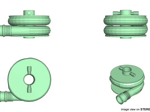 Fire Hose - Type 1 3D Model