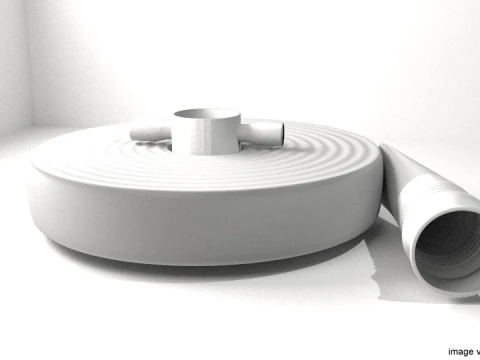 消防水带 - 2 型 3D 模型