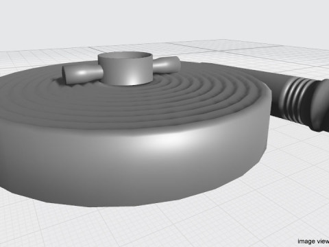 Fire Hose - Type 2 3D Model