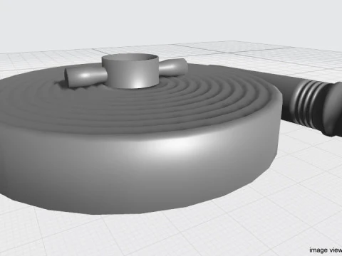 Fire Hose - Type 2 3D Model