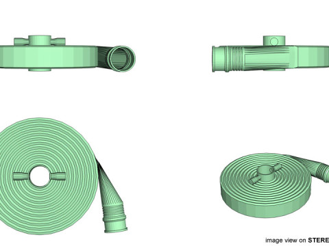 Fire Hose - Type 2 3D Model