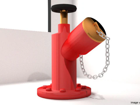 Fire Hydrant - Type 1 3D Model