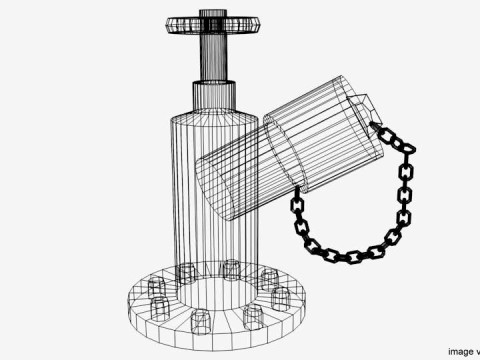 Fire Hydrant - Type 1 3D Модель