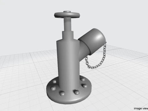Fire Hydrant - Type 1 3D Model