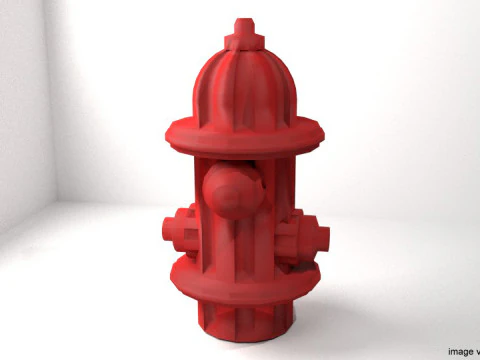 Fire Hydrant - Type 2 3D Model