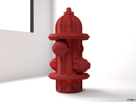 Fire Hydrant - Type 2 3D Model