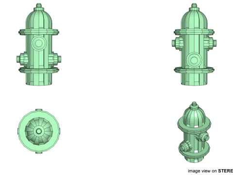 Fire Hydrant - Type 2 3D Model