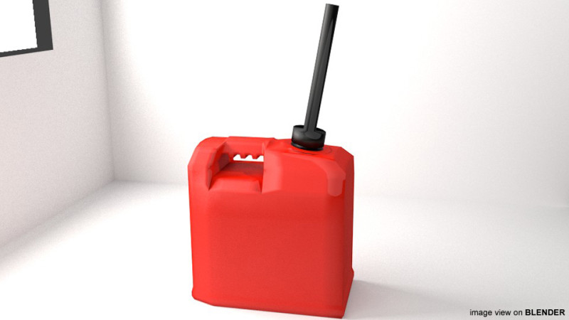 Fuel Canister - Type 1 Modelo 3D .c4d .max .obj .3ds .fbx .stl .blend 