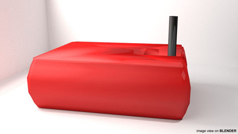 Fuel Canister - Type 3 3D Model .c4d .max .obj .3ds .fbx .stl .blend 