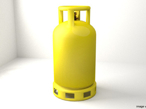 Gas Tank Cylinder Type 1 3D Model