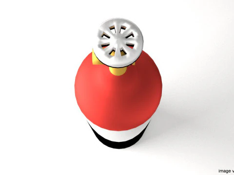 Gas Tank Cylinder Type 2 3D Model