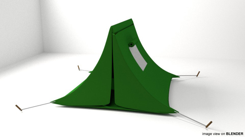 Tent - Type 2 3D 模型 .c4d .max .obj .3ds .fbx .stl .blend 
