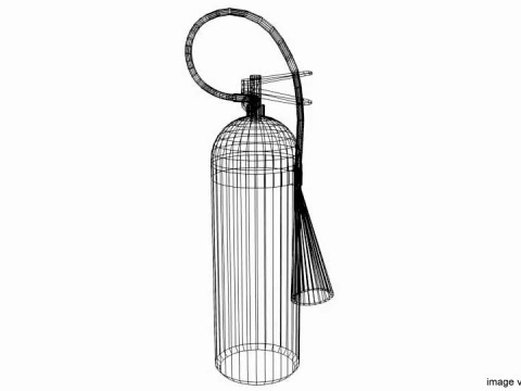 Fire Extinguisher - Type 1 3D Model