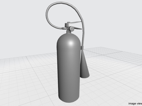 Fire Extinguisher - Type 1 Model 3D