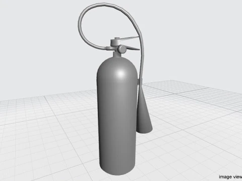 Fire Extinguisher - Type 1 3D Model